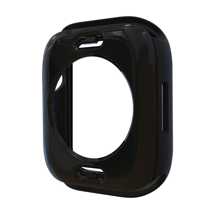 Apple Watch Series 7 41mm Elegant Plastik og Glas Bumper  - Sort#serie_5