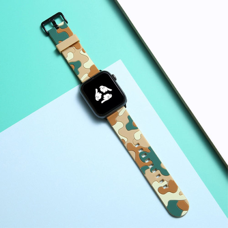 Alle tiders Apple Watch Series 7 41mm Silikone Rem - Gul#serie_2