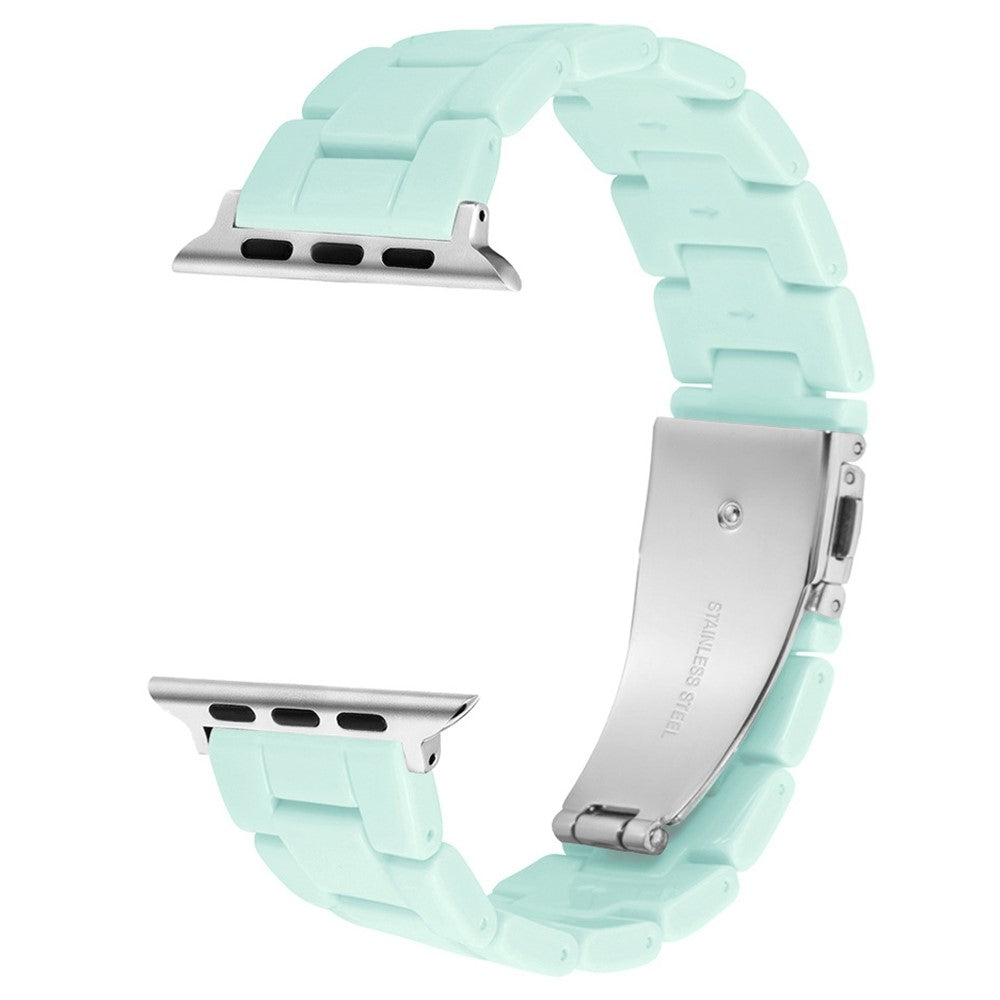 Vildt elegant Apple Watch Series 7 41mm  Rem - Grøn#serie_8