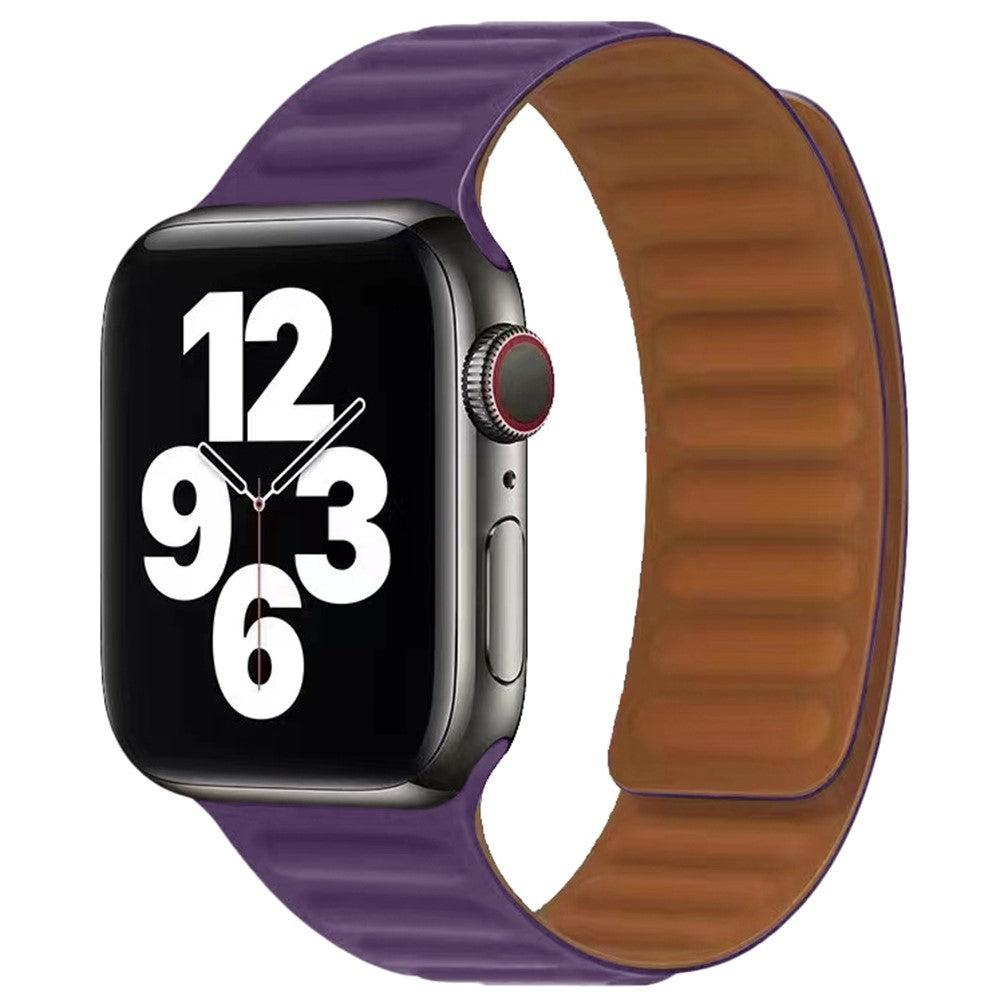 Stilren Apple Watch Series 7 41mm Silikone Rem - Lilla#serie_11