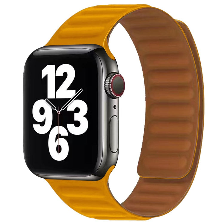 Stilren Apple Watch Series 7 41mm Silikone Rem - Guld#serie_12