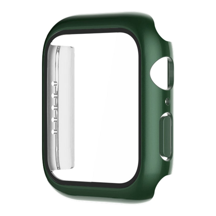 Rigtigt Fed Apple Watch Series 7 41mm Cover med Skærmbeskytter i Plastik og Hærdet Glas - Grøn#serie_3