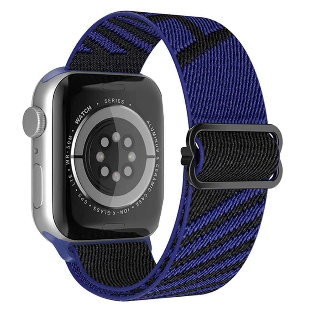 Vildt holdbart Apple Watch Series 7 41mm Nylon Rem - Blå#serie_5