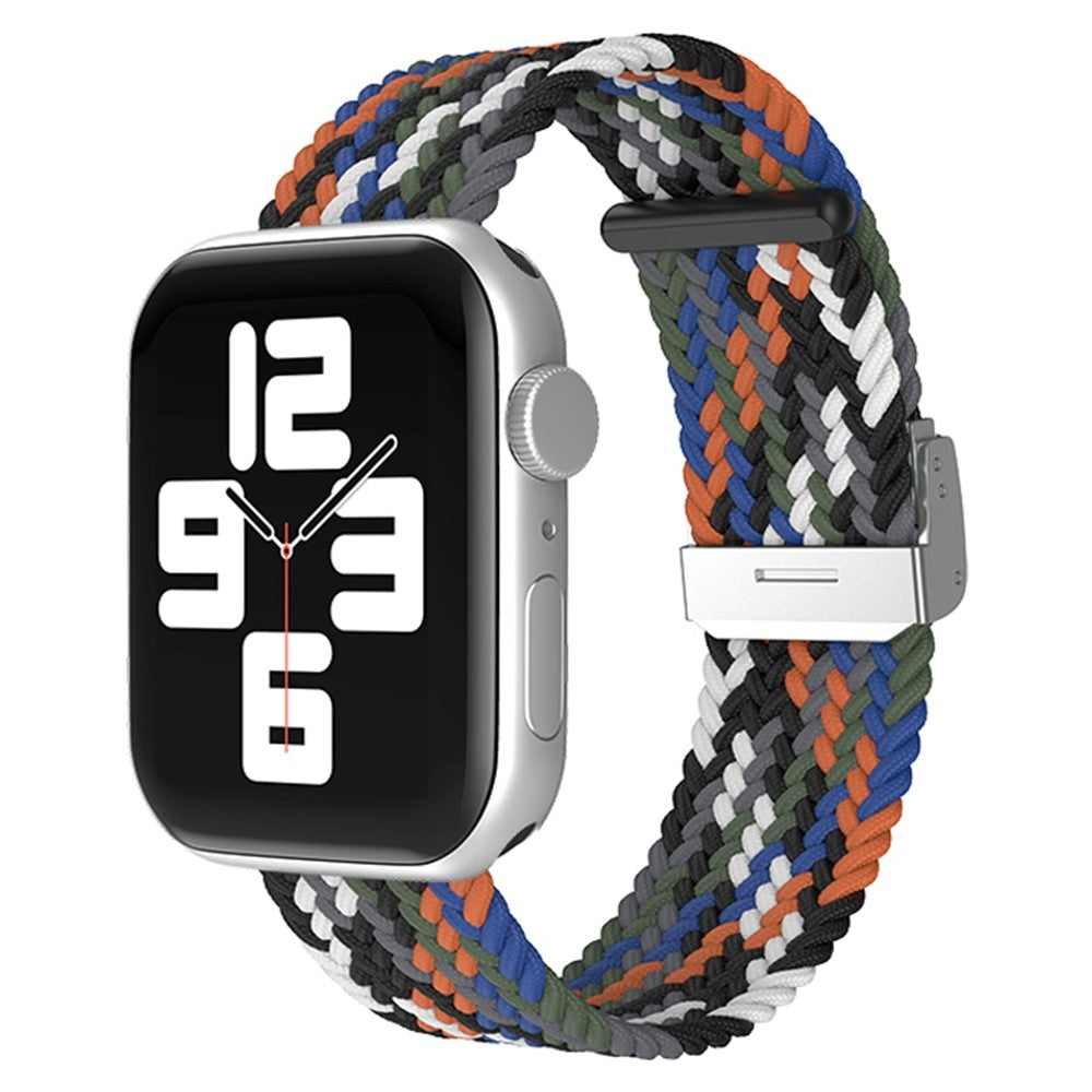 Helt vildt hårdfør Apple Watch Series 7 41mm Stof Urrem - Flerfarvet#serie_10