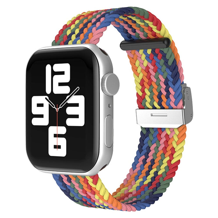 Helt vildt hårdfør Apple Watch Series 7 41mm Stof Urrem - Flerfarvet#serie_11