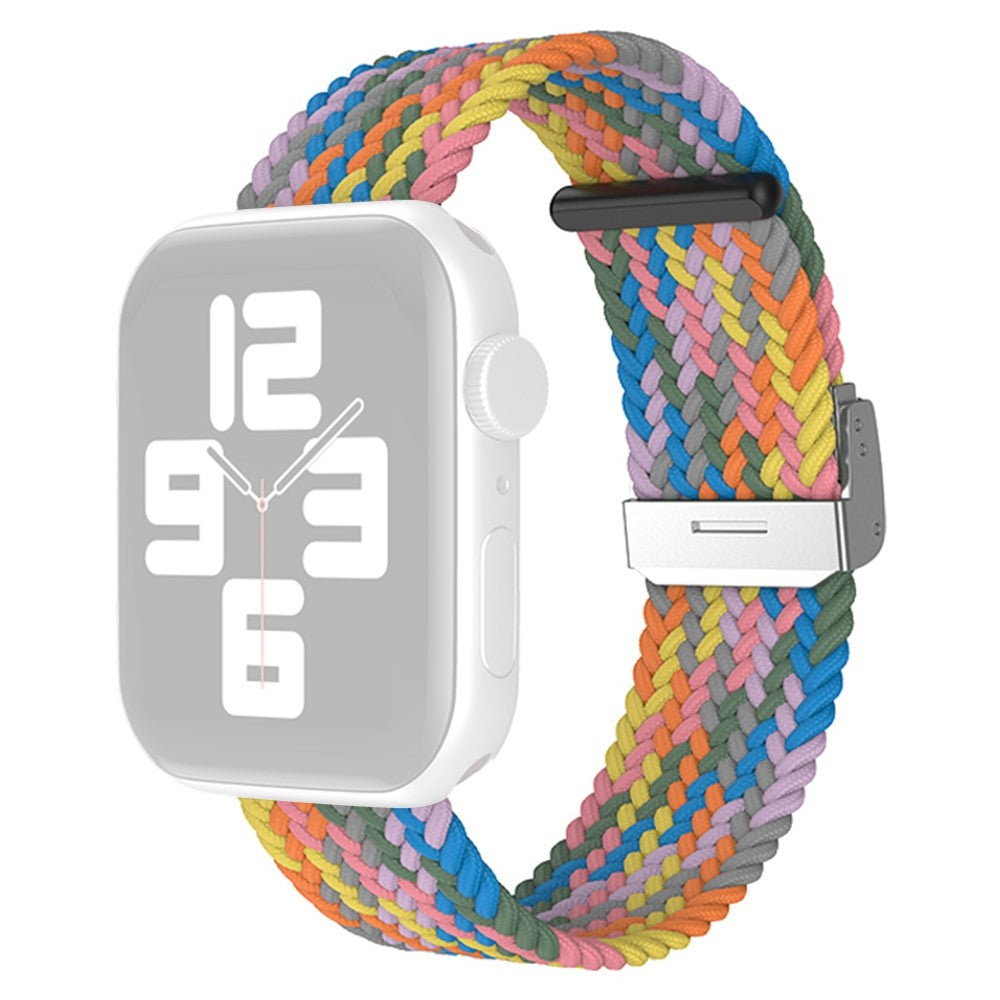 Flot Apple Watch Series 7 41mm Nylon Rem - Lilla#serie_3