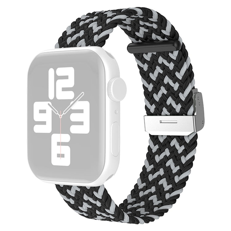 Flot Apple Watch Series 7 41mm Nylon Rem - Sort#serie_4