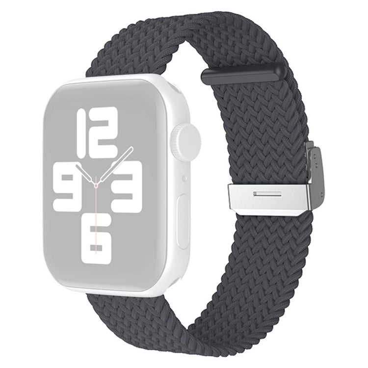 Flot Apple Watch Series 7 41mm Nylon Rem - Sølv#serie_9