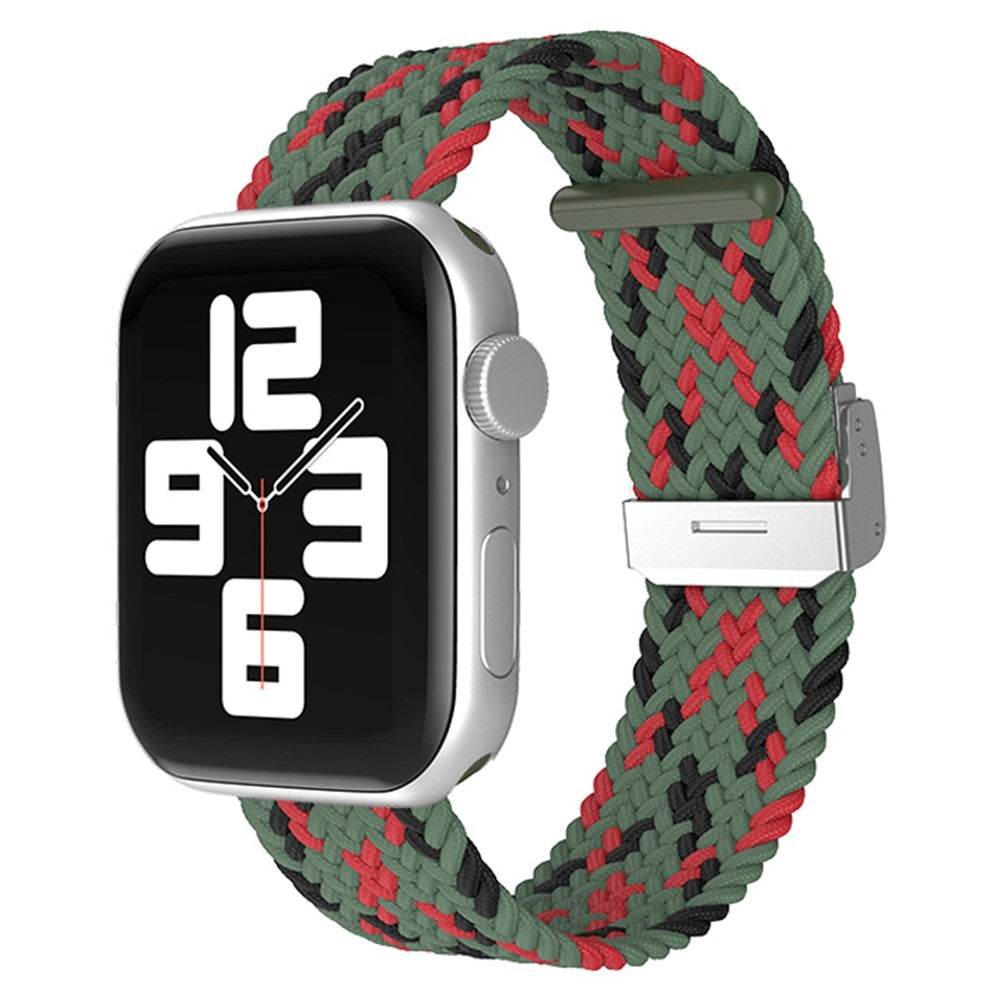 Helt vildt fantastisk Apple Watch Series 7 41mm Stof Urrem - Flerfarvet#serie_15