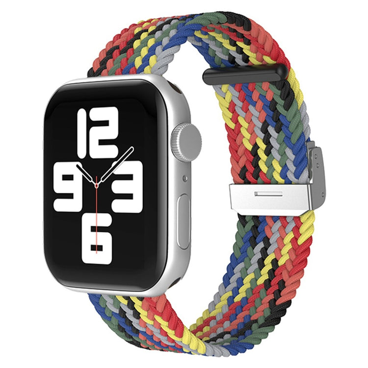 Helt vildt fantastisk Apple Watch Series 7 41mm Stof Urrem - Flerfarvet#serie_16