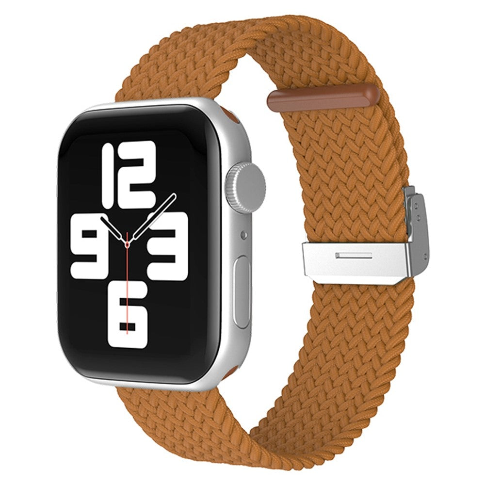 Helt vildt fantastisk Apple Watch Series 7 41mm Stof Urrem - Brun#serie_26