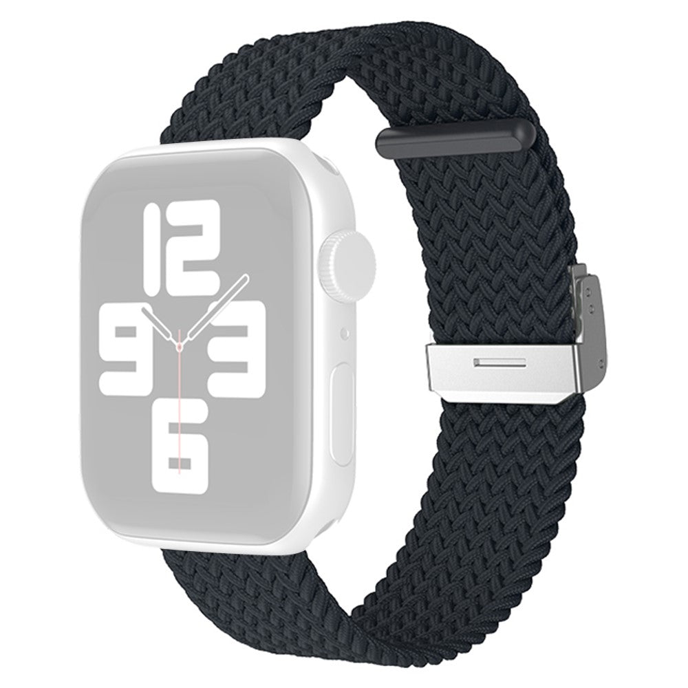 Meget godt Apple Watch Series 7 41mm Nylon Rem - Sølv#serie_8