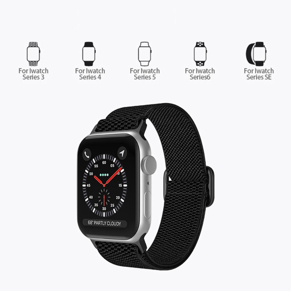 Mega fint Apple Watch Series 7 41mm Stof Urrem - Grøn#serie_6