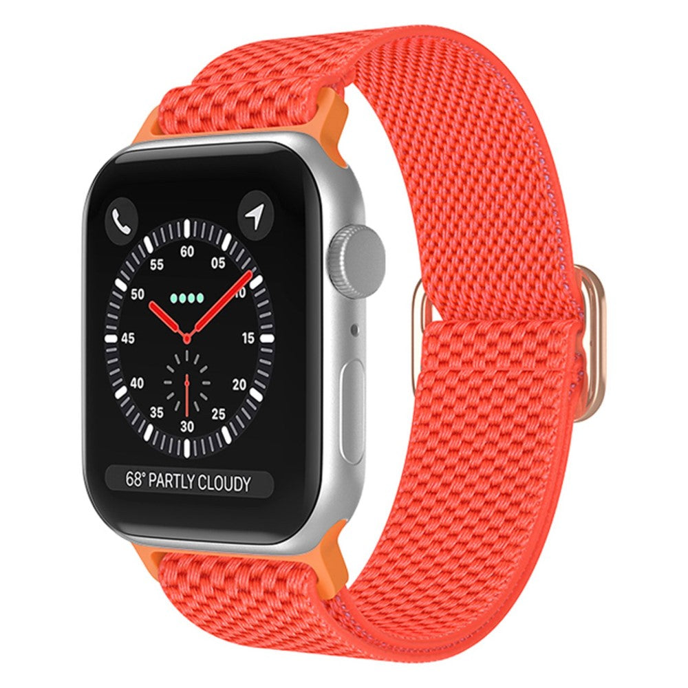 Mega fint Apple Watch Series 7 41mm Stof Urrem - Orange#serie_7