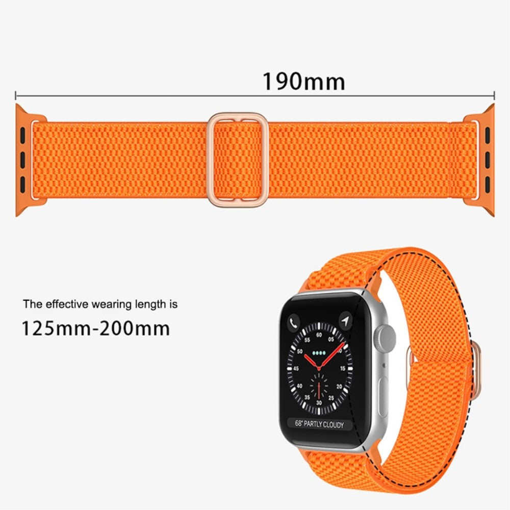 Mega fint Apple Watch Series 7 41mm Stof Urrem - Blå#serie_9