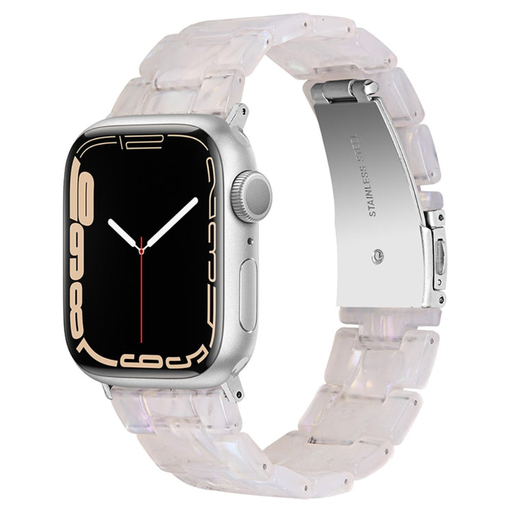 Vildt slidstærk Apple Watch Series 7 41mm  Urrem - Hvid#serie_1