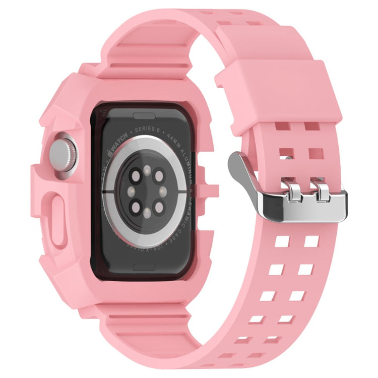 Stilren Apple Watch Series 7 41mm Silikone Urrem - Pink#serie_3