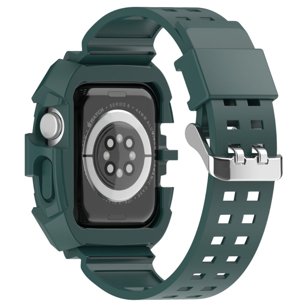 Stilren Apple Watch Series 7 41mm Silikone Urrem - Grøn#serie_7