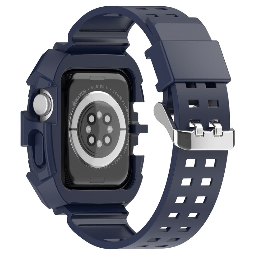 Stilren Apple Watch Series 7 41mm Silikone Urrem - Blå#serie_8