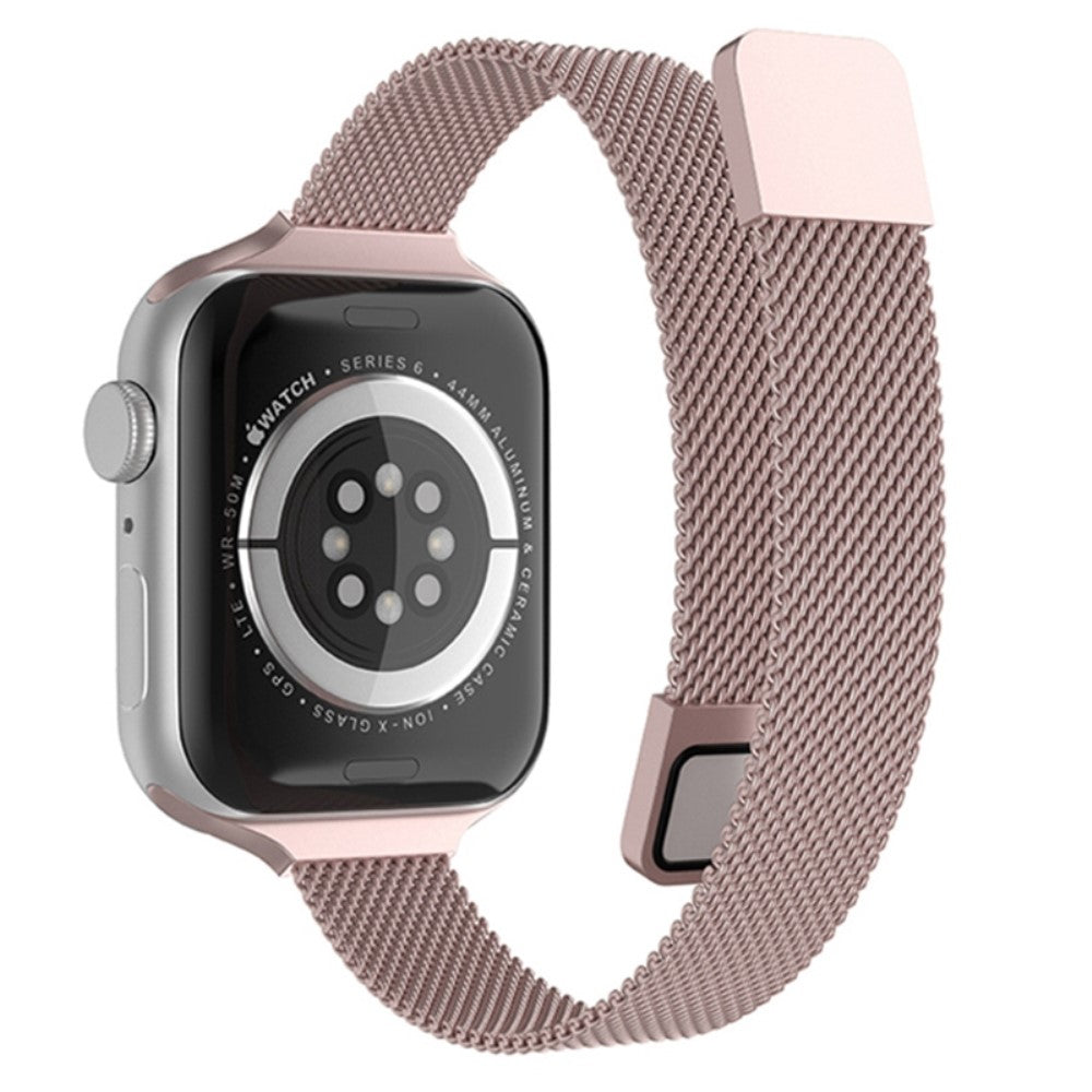 Meget komfortabel Apple Watch Series 7 41mm Metal Rem - Pink#serie_1