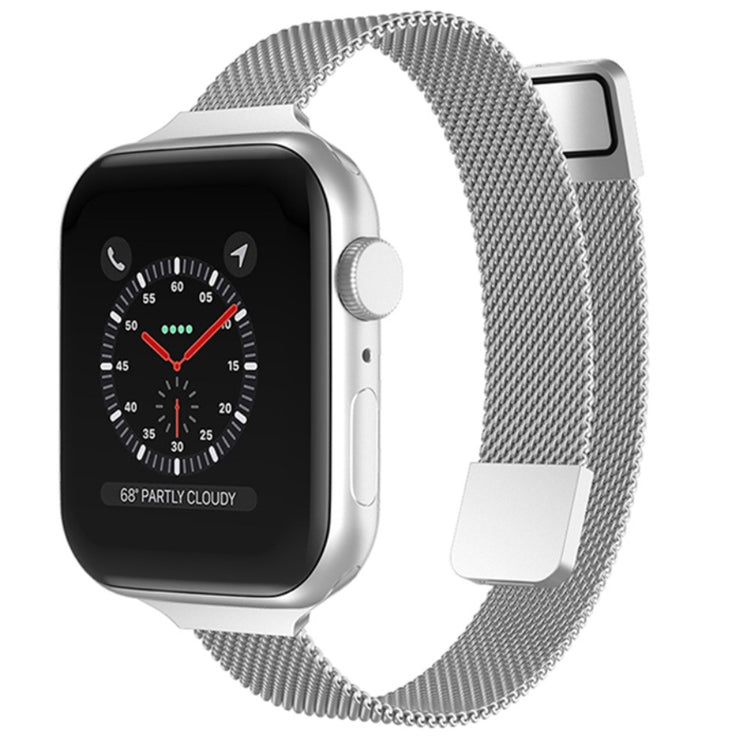 Rigtigt flot Apple Watch Series 7 41mm Metal Urrem - Sølv#serie_10