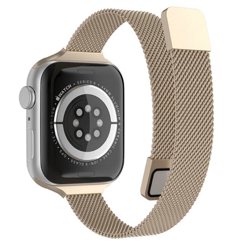 Meget komfortabel Apple Watch Series 7 41mm Metal Rem - Guld#serie_8