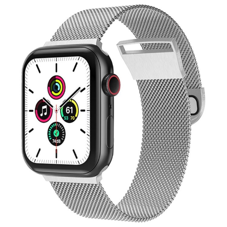 Super fed Apple Watch Series 7 41mm Metal Urrem - Sølv#serie_5