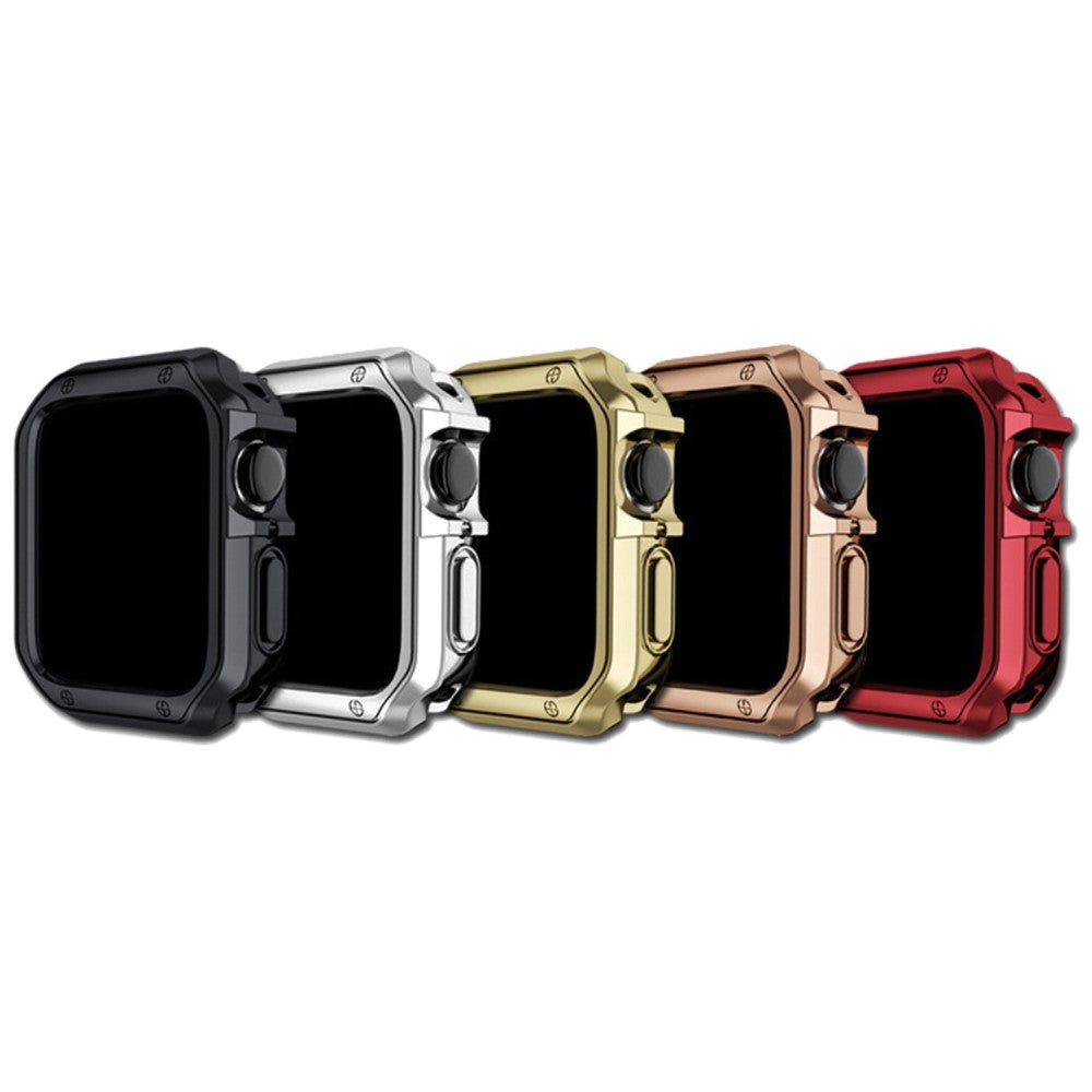 Apple Watch Series 7 41mm  Silikone Bumper  - Guld#serie_3