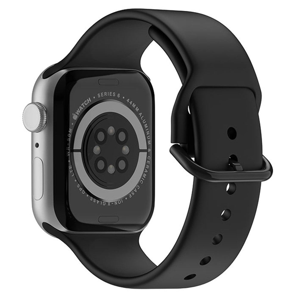 Helt vildt nydelig Universal Apple Silikone Rem - Sort#serie_6