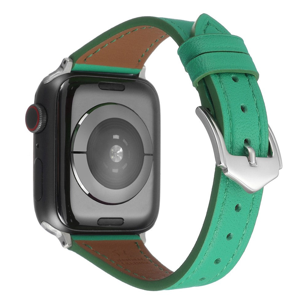 Flot Universal Apple Ægte læder Rem - Grøn#serie_3