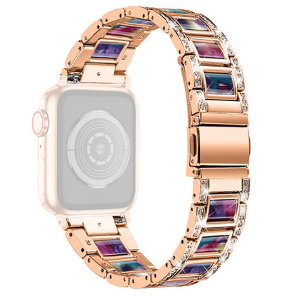 Mega holdbart Universal Apple Metal og Rhinsten Rem - Flerfarvet#serie_12