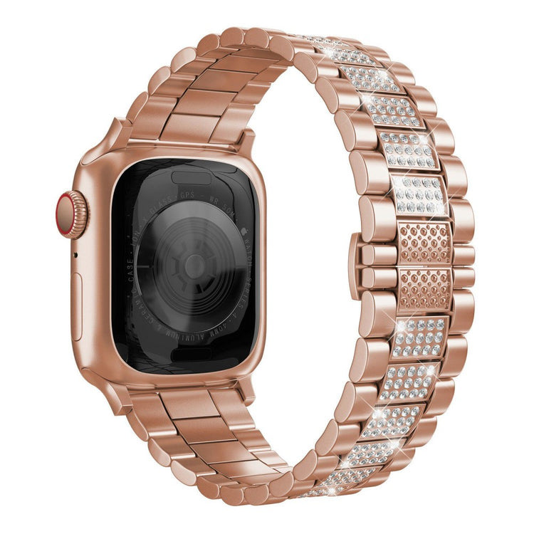 Helt vildt slidstærk Universal Apple Metal og Rhinsten Rem - Pink#serie_4