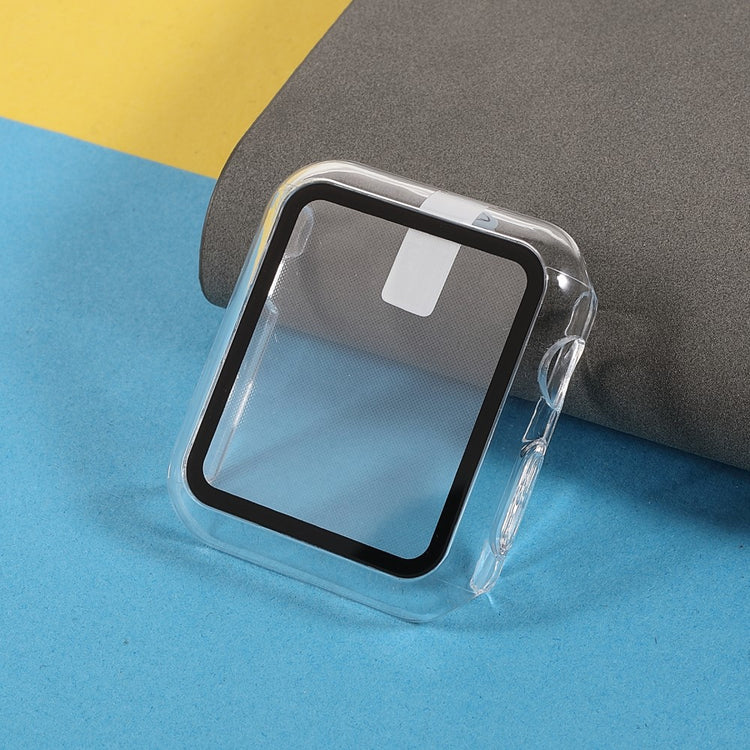 Vildt Fed Apple Watch Series 7 45mm Cover med Skærmbeskytter i Hærdet Glas - Gennemsigtig#serie_2