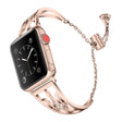 Super Bello Apple Watch Series 7 45mm Metallo E Strass Cinturino