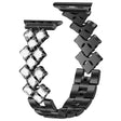 Incredibilmente Resistente Apple Watch Series 7 45mm Metallo E Strass Cinturino