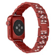 Durevole Apple Watch Series 7 45mm Metallo E Strass Cinturino