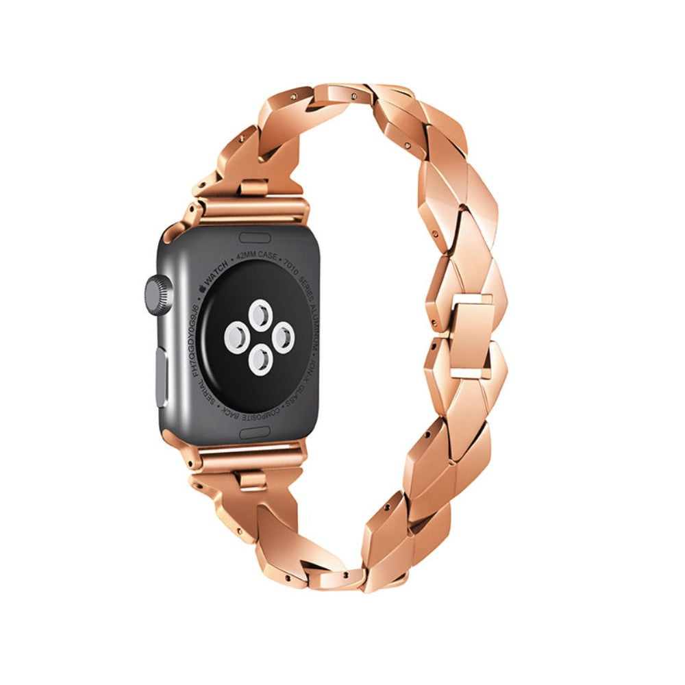 Vildt godt Apple Watch Series 7 45mm Metal Rem - Pink#serie_1