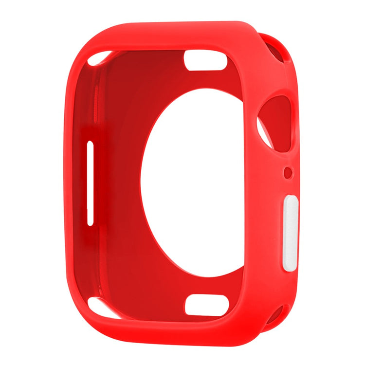 Apple Watch Series 7 45mm  Silikone Bumper  - Rød#serie_7