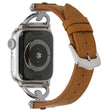 Super Resistente Apple Watch Series 7 45mm Metallo E Finta Pelle Cinturino
