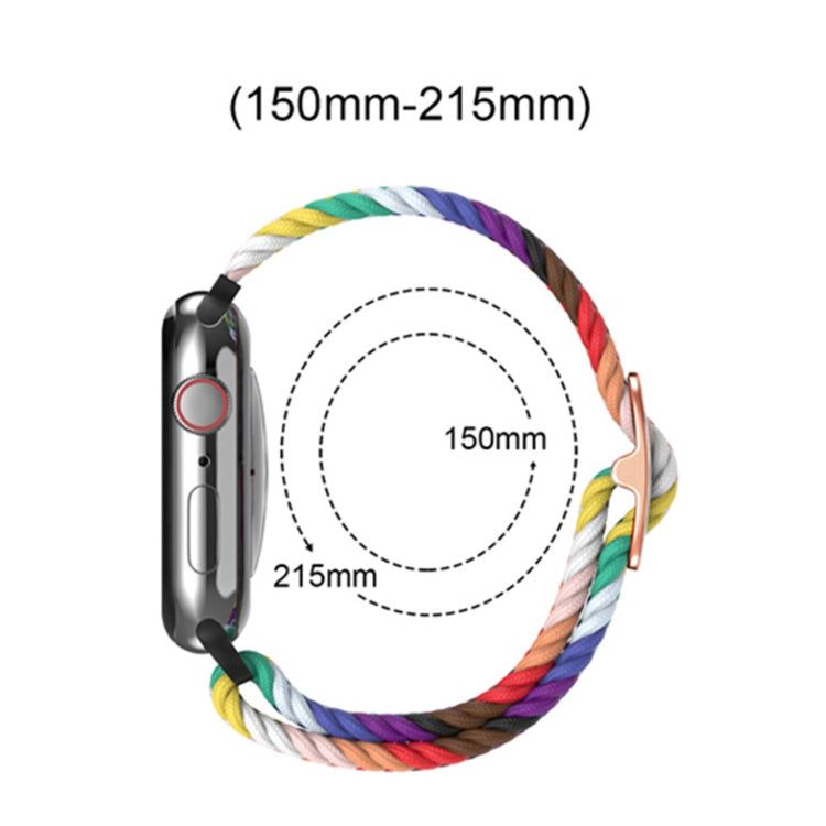 Mega godt Apple Watch Series 7 45mm Stof Urrem - Grøn#serie_10