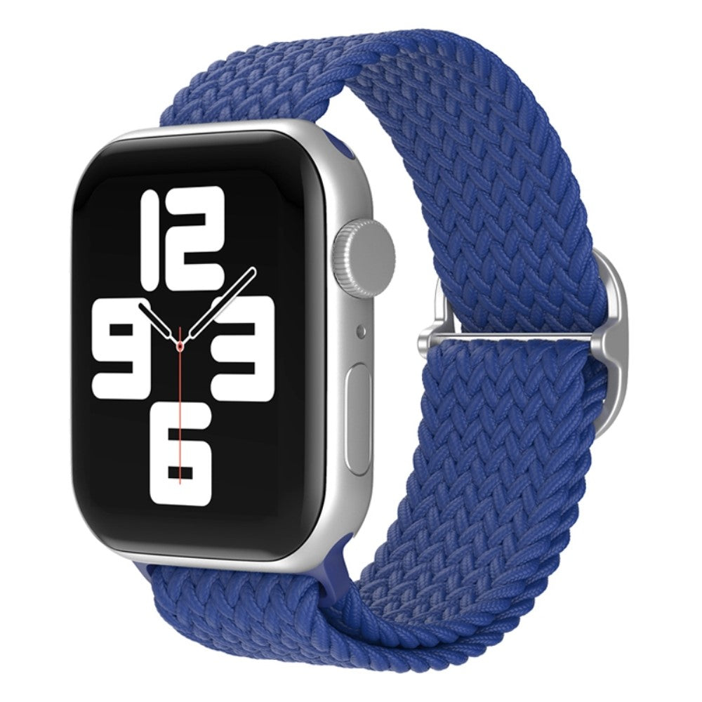 Mega godt Apple Watch Series 7 45mm Stof Urrem - Blå#serie_11