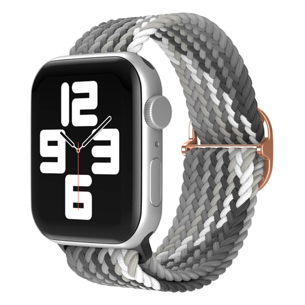 Mega godt Apple Watch Series 7 45mm Stof Urrem - Sølv#serie_16