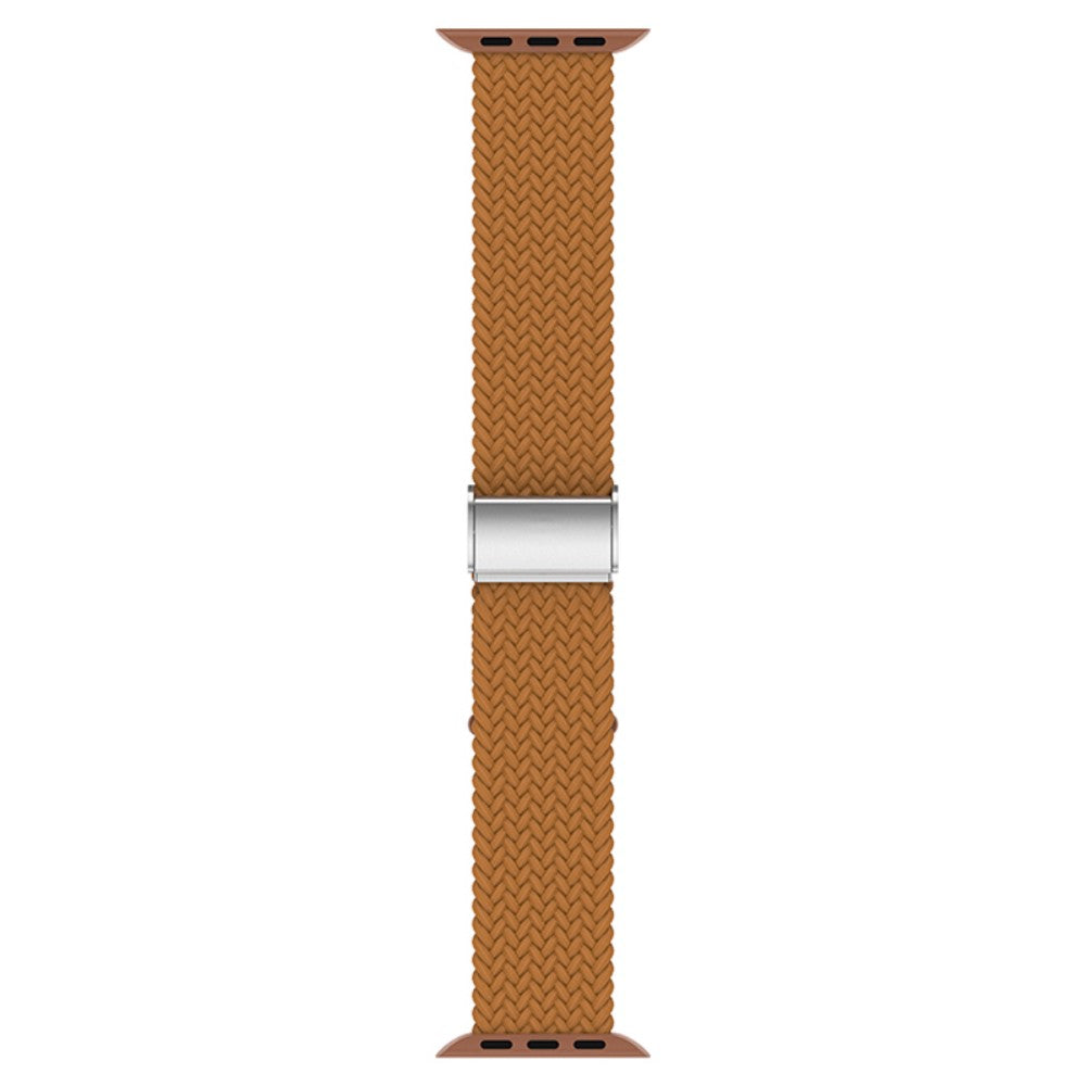 Holdbart Apple Watch Series 7 45mm Stof Urrem - Brun#serie_25