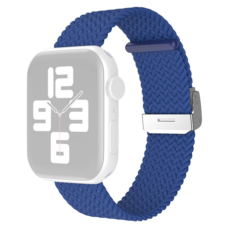 Rigtigt slidstærk Apple Watch Series 7 45mm Nylon Rem - Blå#serie_4