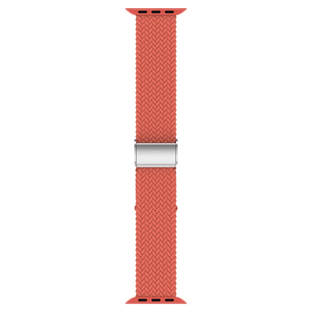 Holdbart Apple Watch Series 7 45mm Stof Urrem - Orange#serie_7