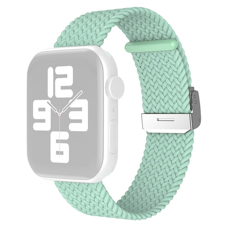 Rigtigt slidstærk Apple Watch Series 7 45mm Nylon Rem - Grøn#serie_9