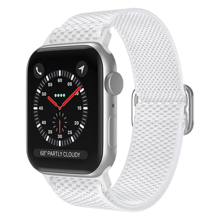 Vildt fantastisk Apple Watch Series 7 45mm Stof Urrem - Hvid#serie_2