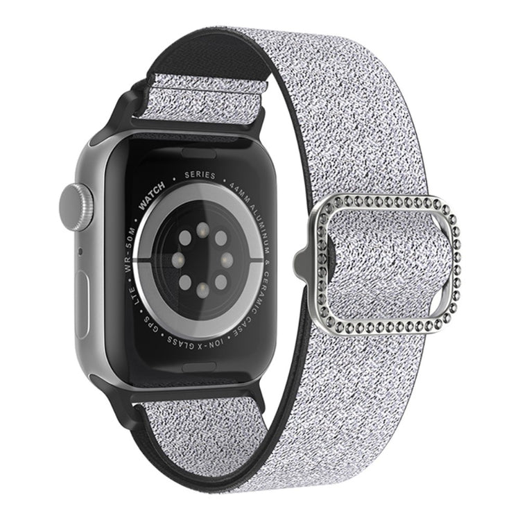 Meget godt Apple Watch Series 7 45mm Nylon Rem - Sølv#serie_3