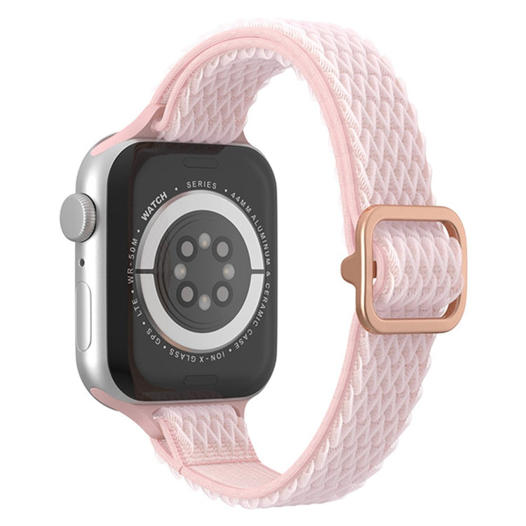 Mega smuk Apple Watch Series 7 45mm Nylon Rem - Pink#serie_4