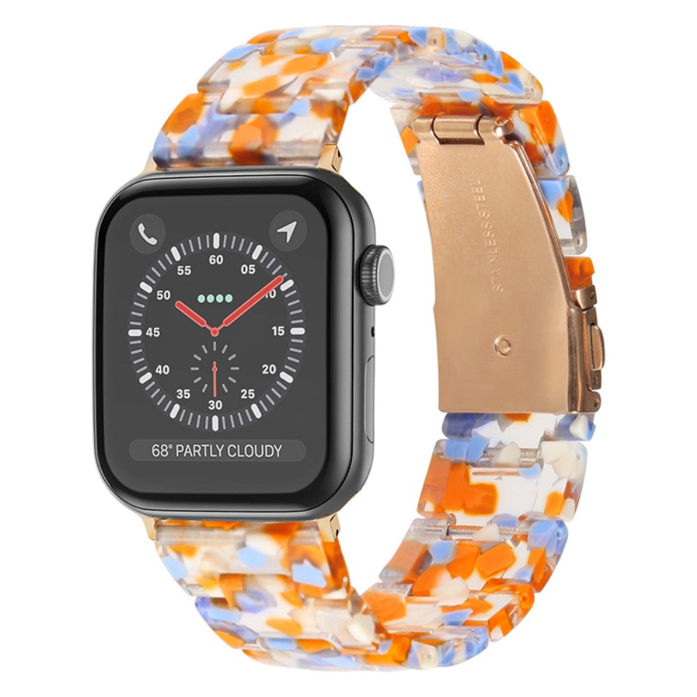 Mega komfortabel Apple Watch Series 7 45mm  Urrem - Flerfarvet#serie_23